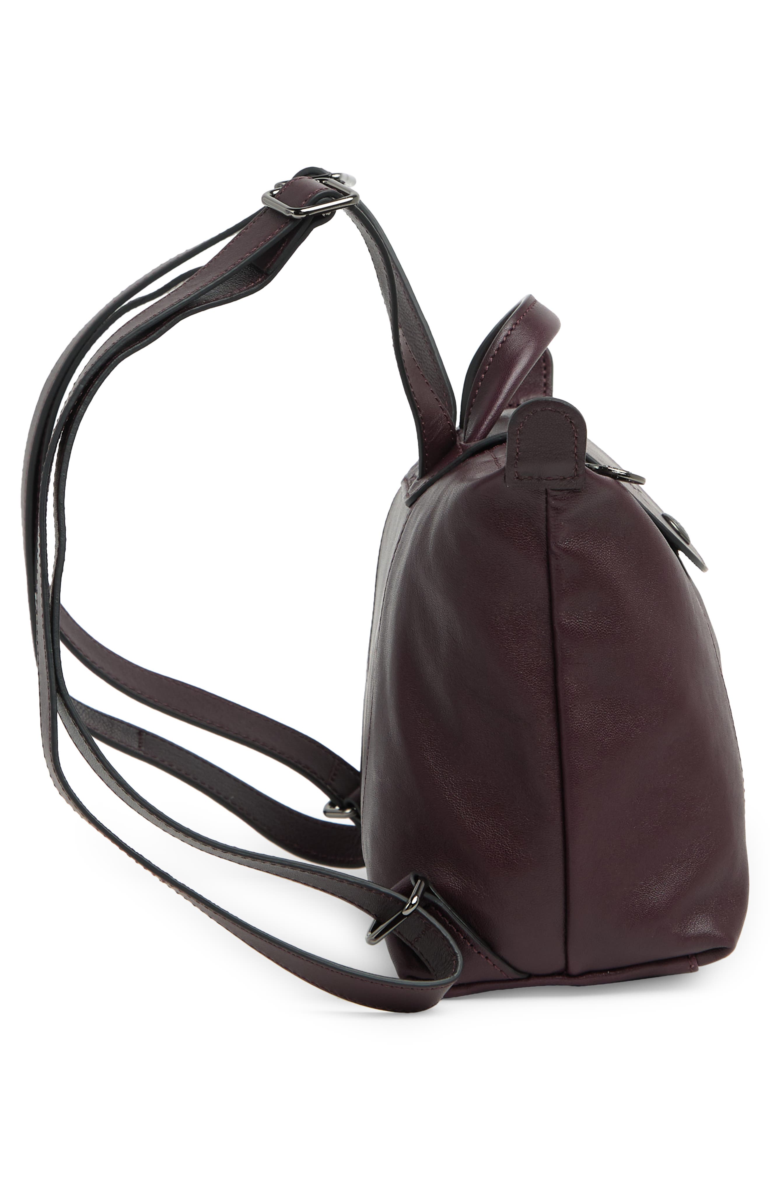 Longchamp Le Pliage Cuir Backpack, Alternate, color, 