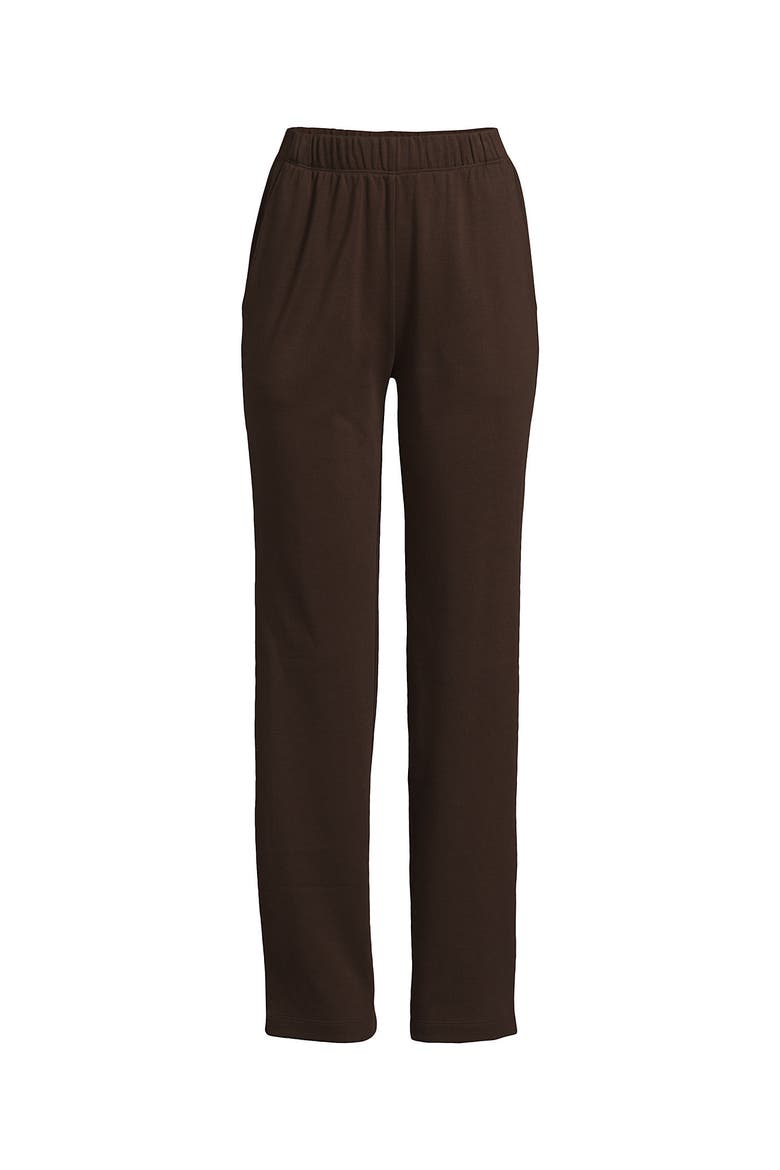 Sport Knit High Rise Pants, Alternate, color, Rich Coffee