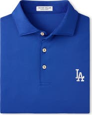 Peter Millar Men's Peter Millar Royal Los Angeles Dodgers Hugo Performance Jersey Polo