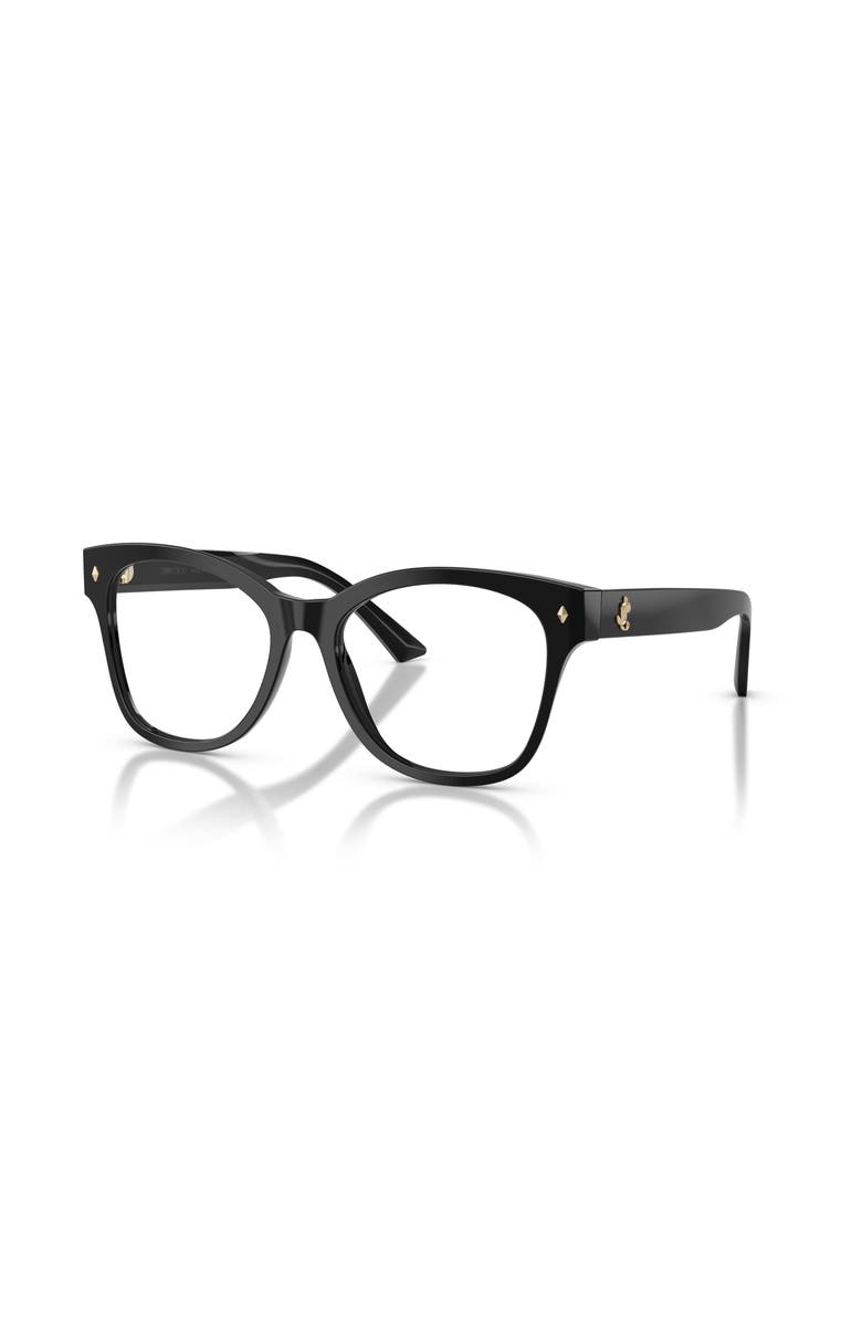 Jimmy Choo 54mm Square optical glasses, Main, color, Black