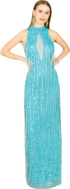 LARA New York Carrie Fringe Beaded Dress