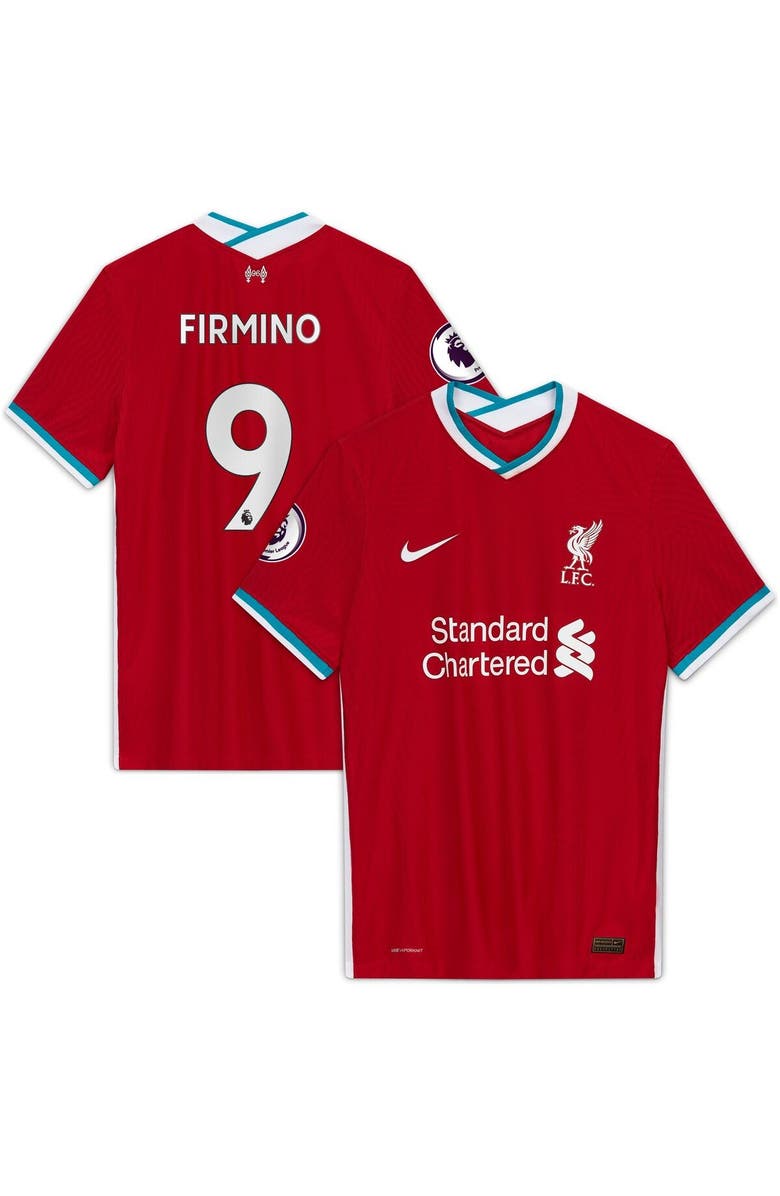 Nike Men's Nike Roberto Firmino Red Liverpool 2020/21 Home Authentic Player Jersey, Main, color, 