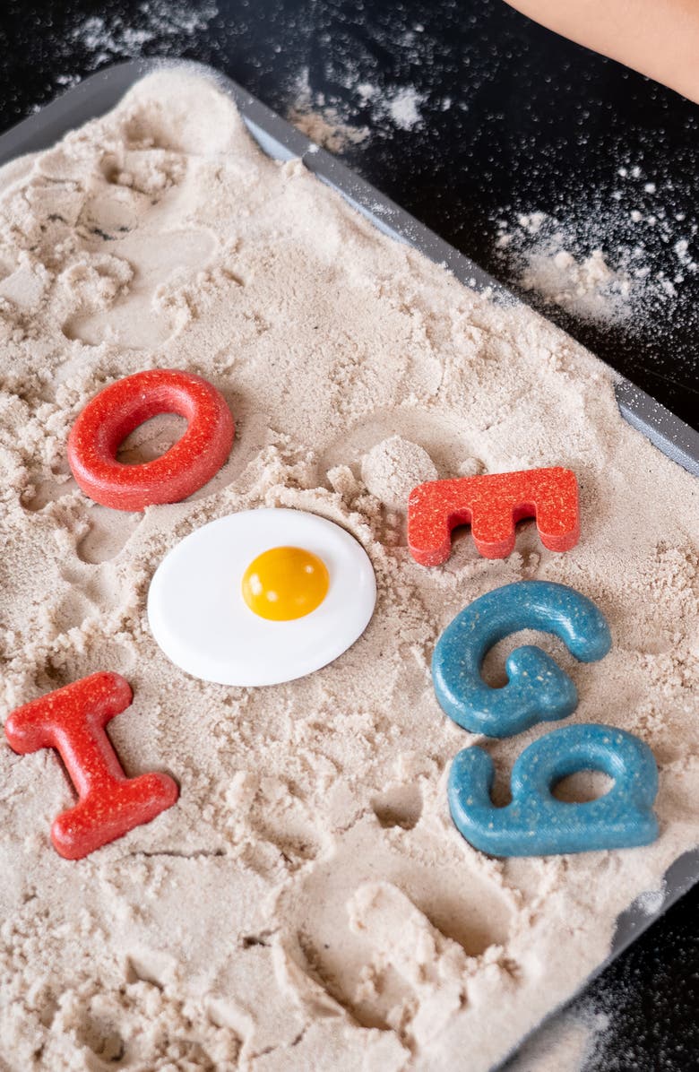 PlanToys<sup>®</sup> Upper Case Alphabet Playset, Alternate, color, Red Multi