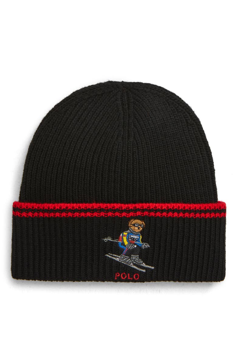Polo Ralph Lauren Extreme Bear Ski Hat, Main, color, 