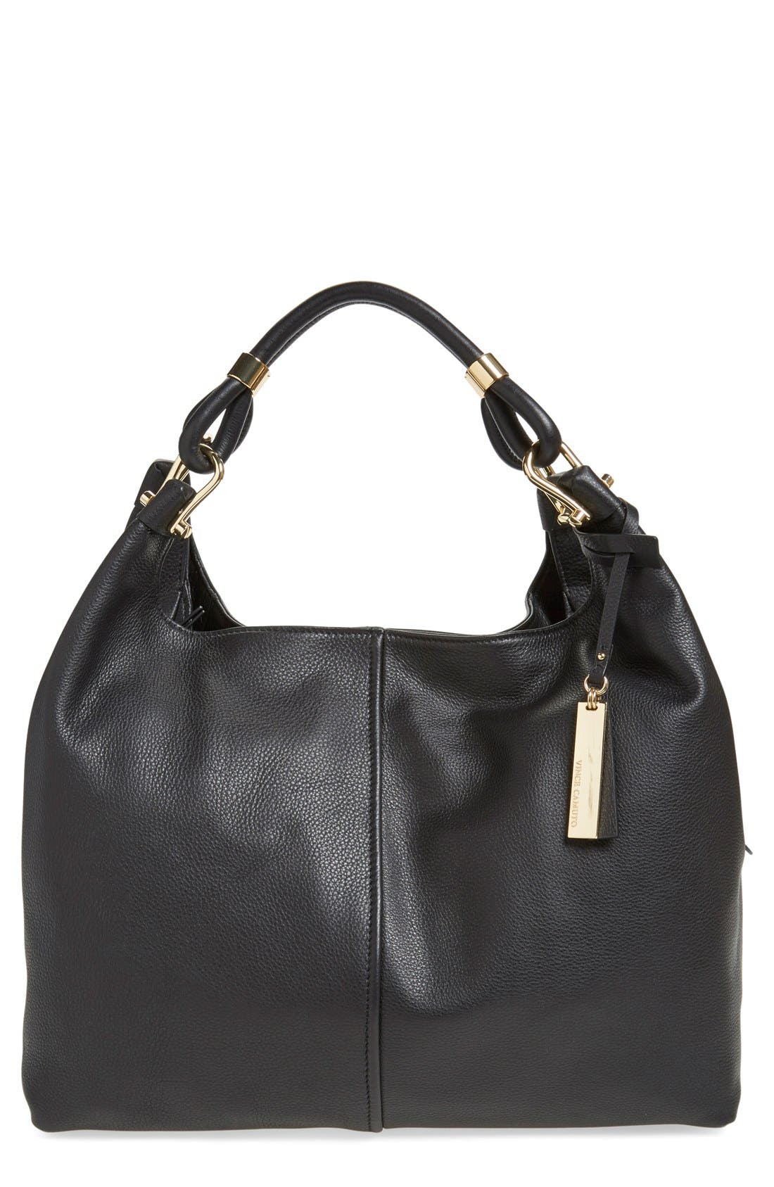 Vince Camuto 'Aza' Leather Tote, Main, color, 