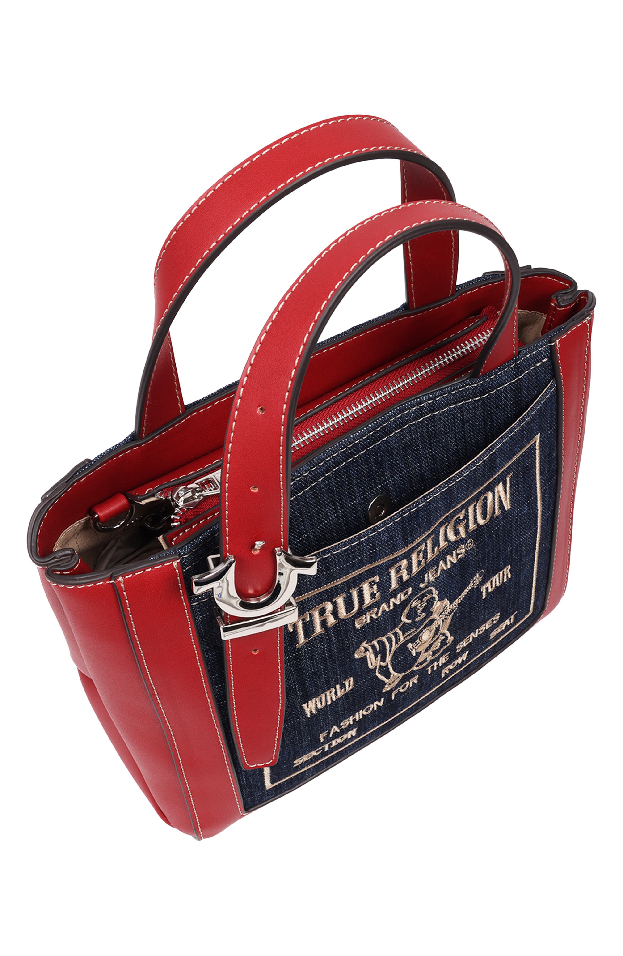 True Religion Arvin Budddha Crossbody Tote, Alternate, color, 