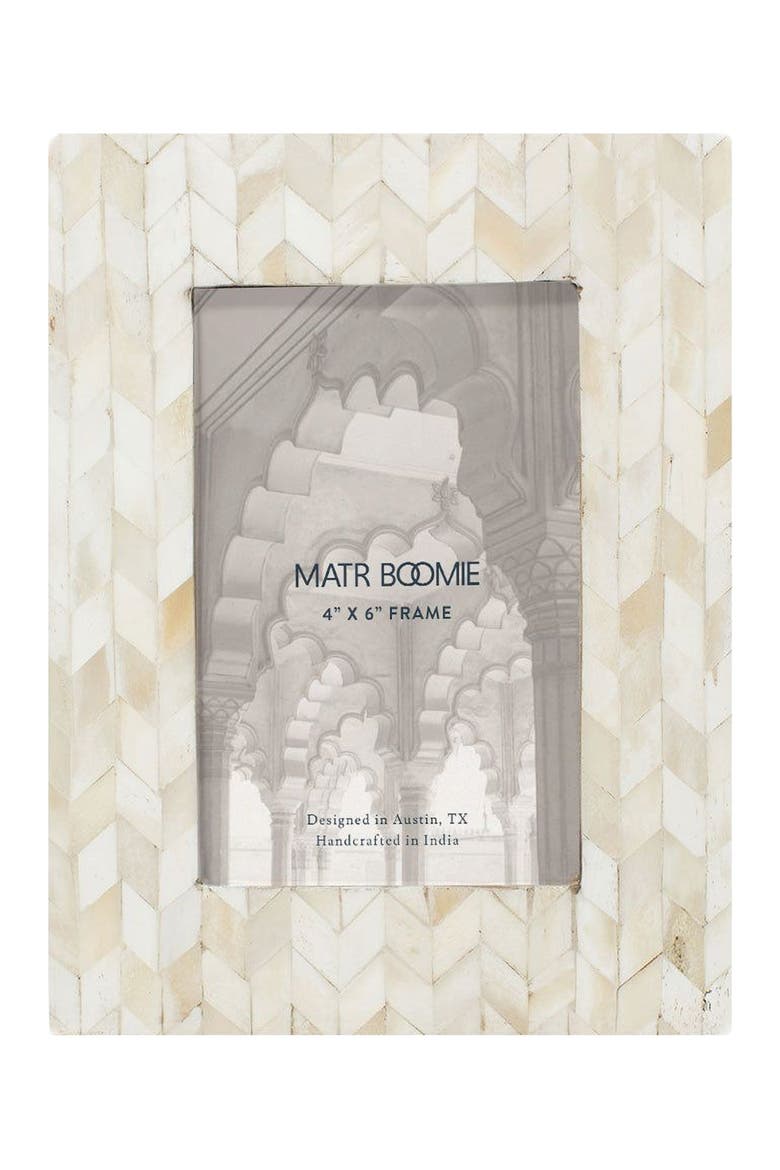 Artemis Picture Frame - Carved Bone, Main, color, White