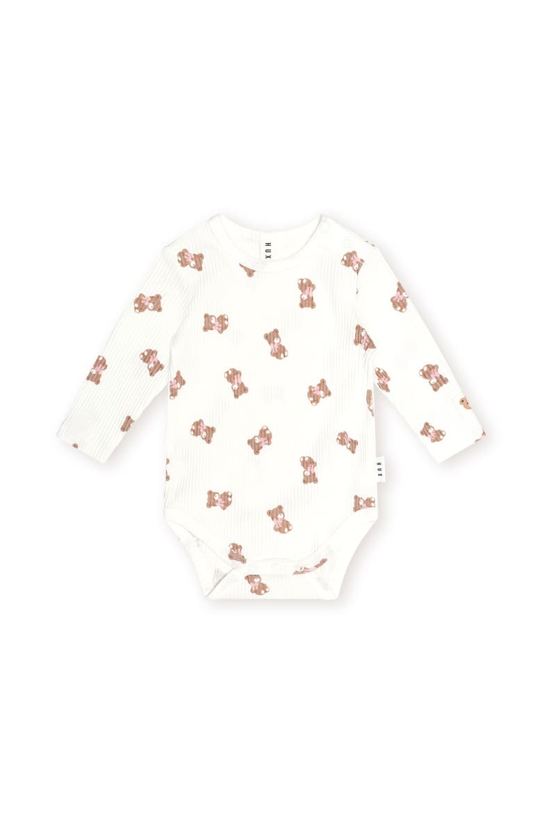 Tumbling Bow Huxette L/Slv Bodysuit, Main, color, Almond Milk