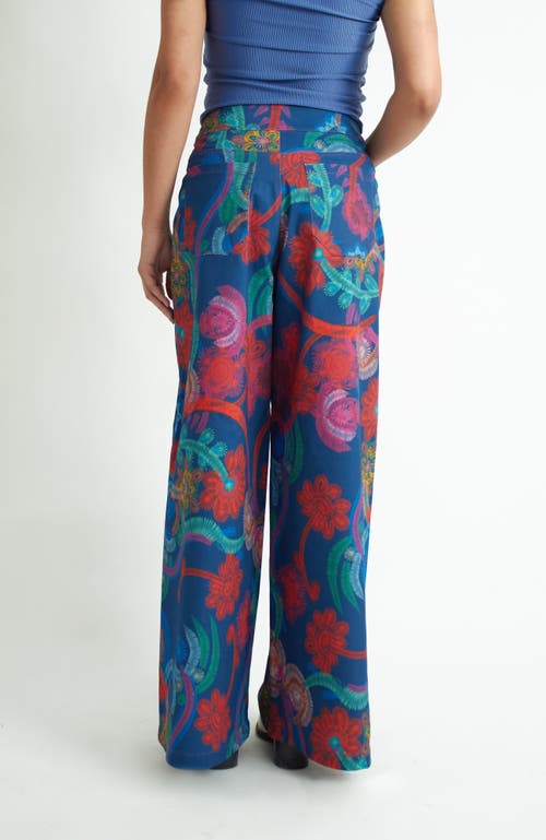 Florencia Davalos Coco Pant In Blue