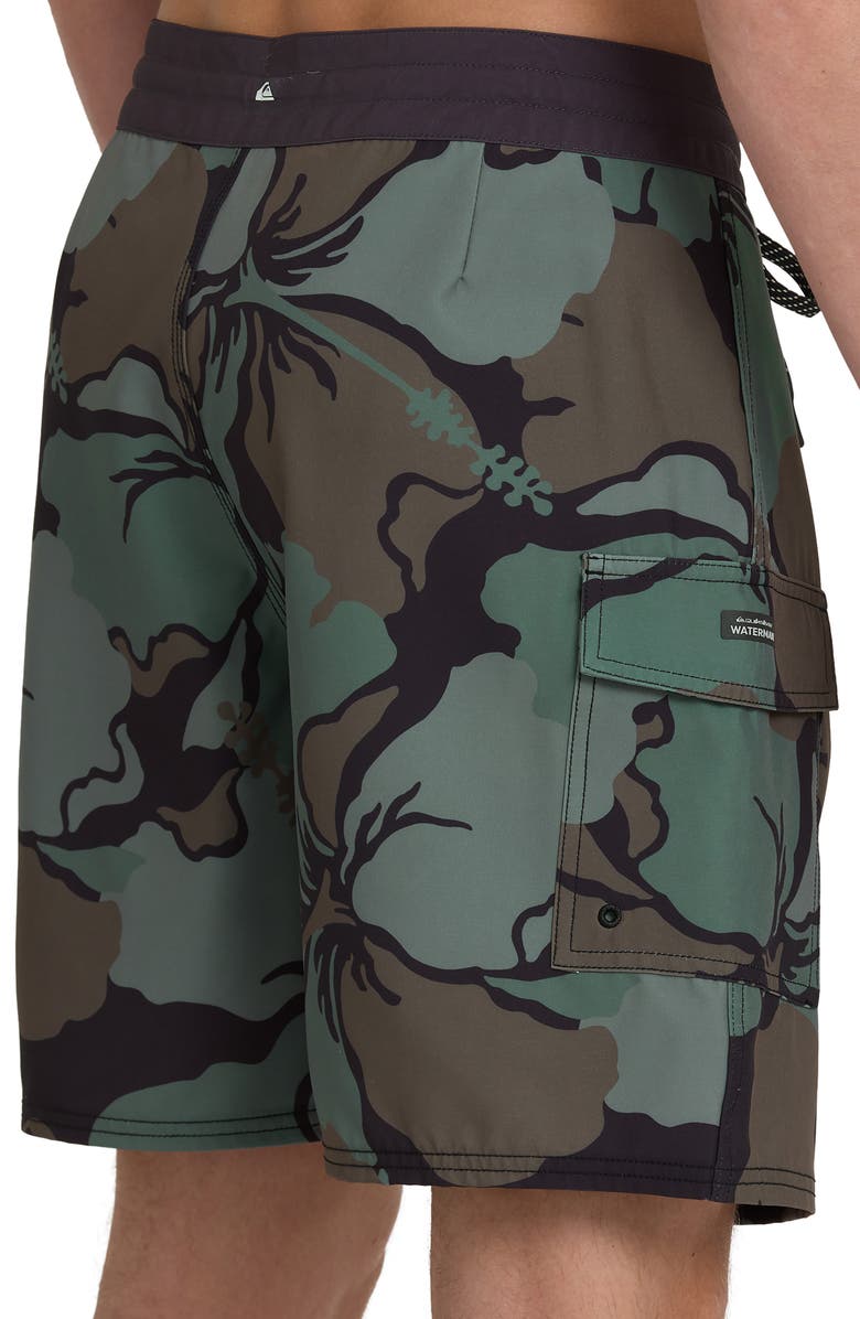 Quiksilver Coral Sea 19" Board Shorts, Alternate, color, Camo