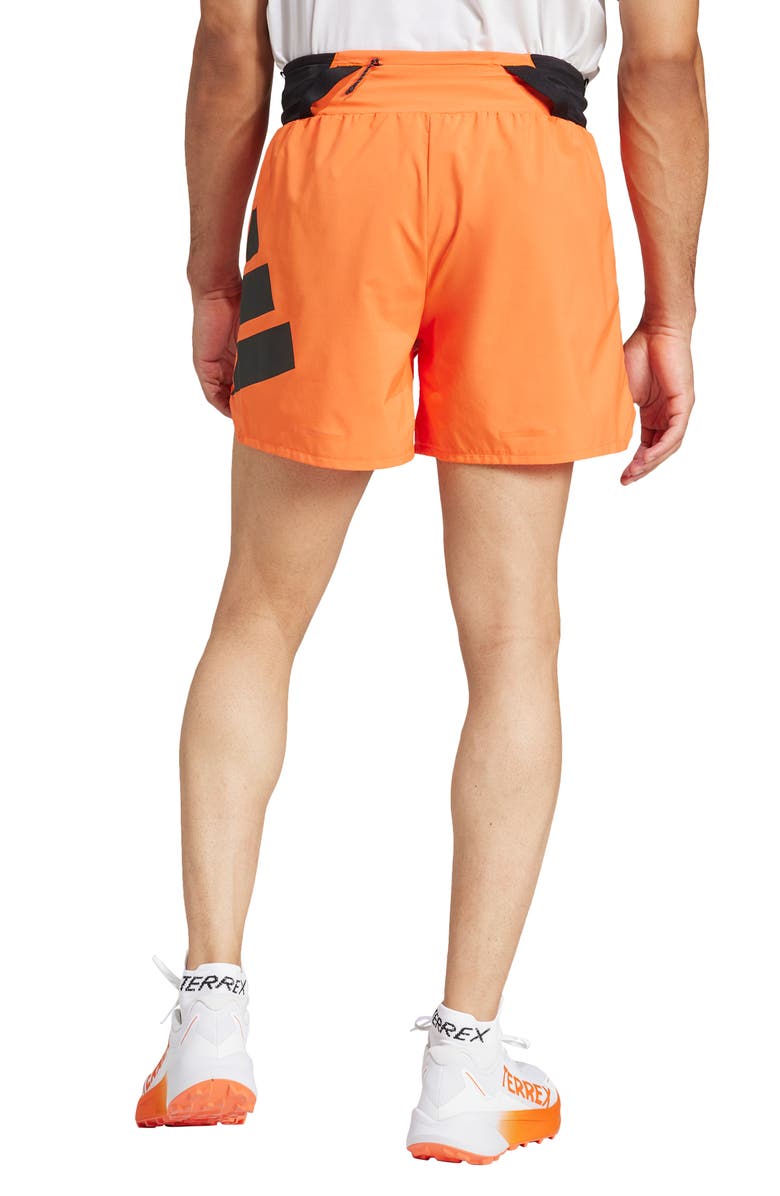 adidas Terrex Trail Shorts, Alternate, color, Semi Impact Orange