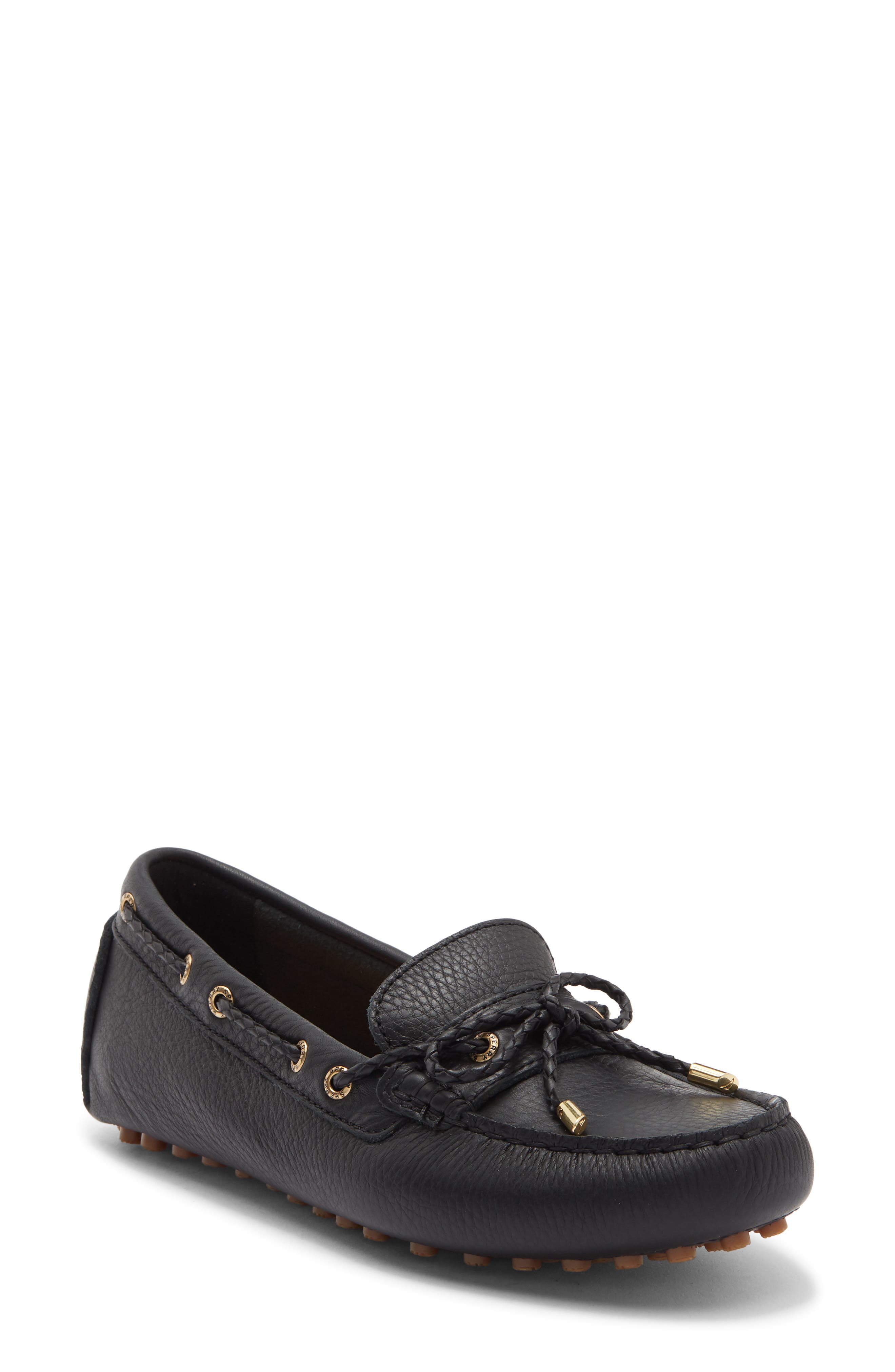 Gold Driver Leather Loafer