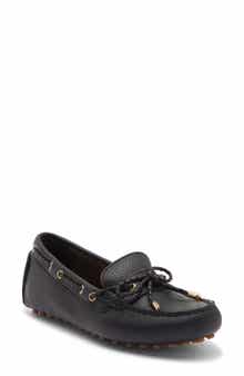 Gold Driver Leather Loafer