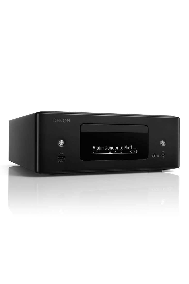 RCD-N12 Network Connected Mini Hi-Fi System, Alternate, color, Black