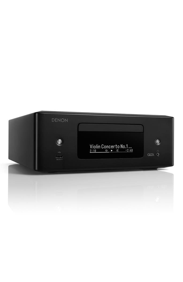 Denon RCD-N12 Network Connected Mini Hi-Fi System, Alternate, color, Black