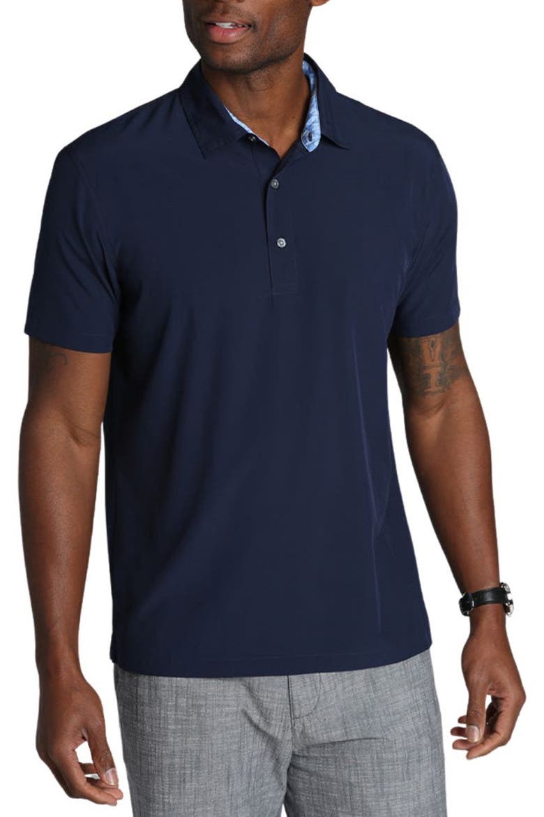 Gravityless Performance Polo, Main, color, NAVY