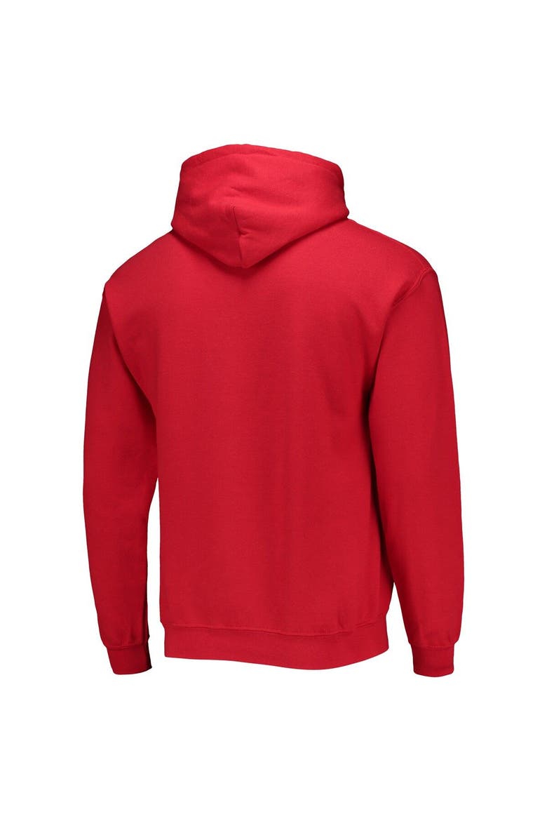 Men's Junk Food Red Atlanta Falcons Disney Mickey Quarterback Pullover Hoodie, Alternate, color, Red