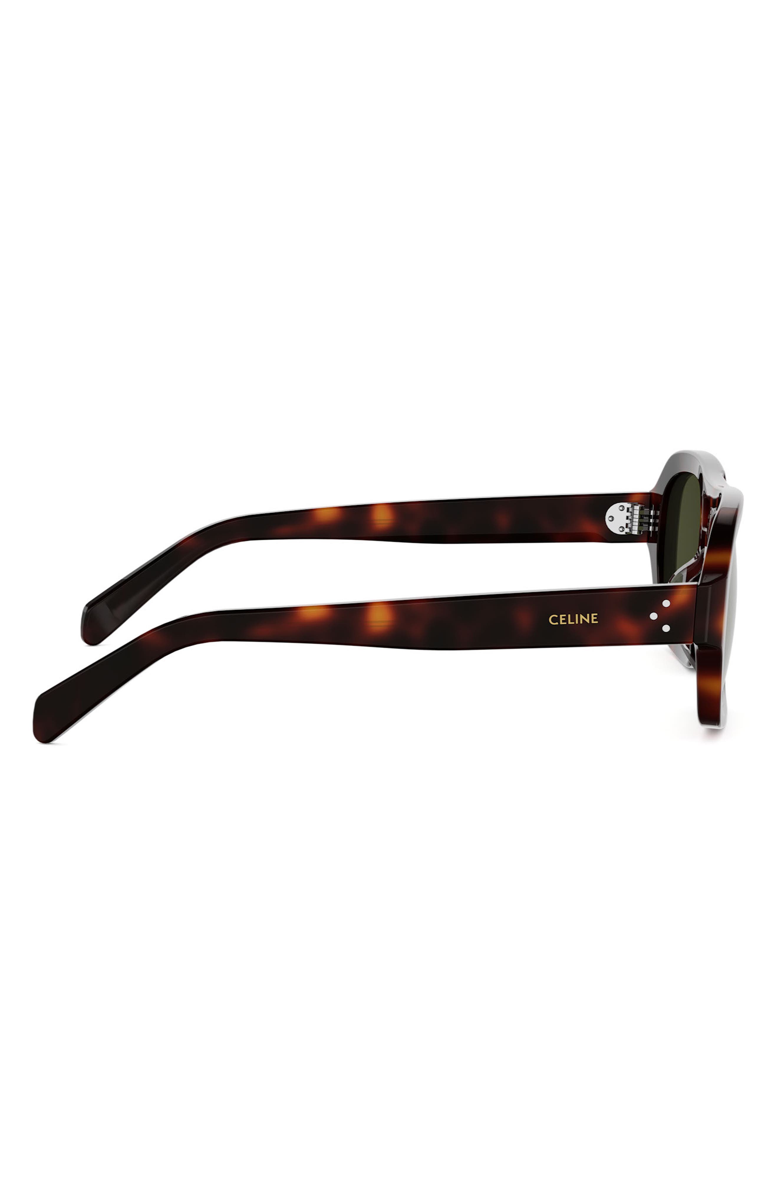 Женские солнцезащитные очки CELINE 3 Dots 53mm Pilot Sunglasses — фото 3