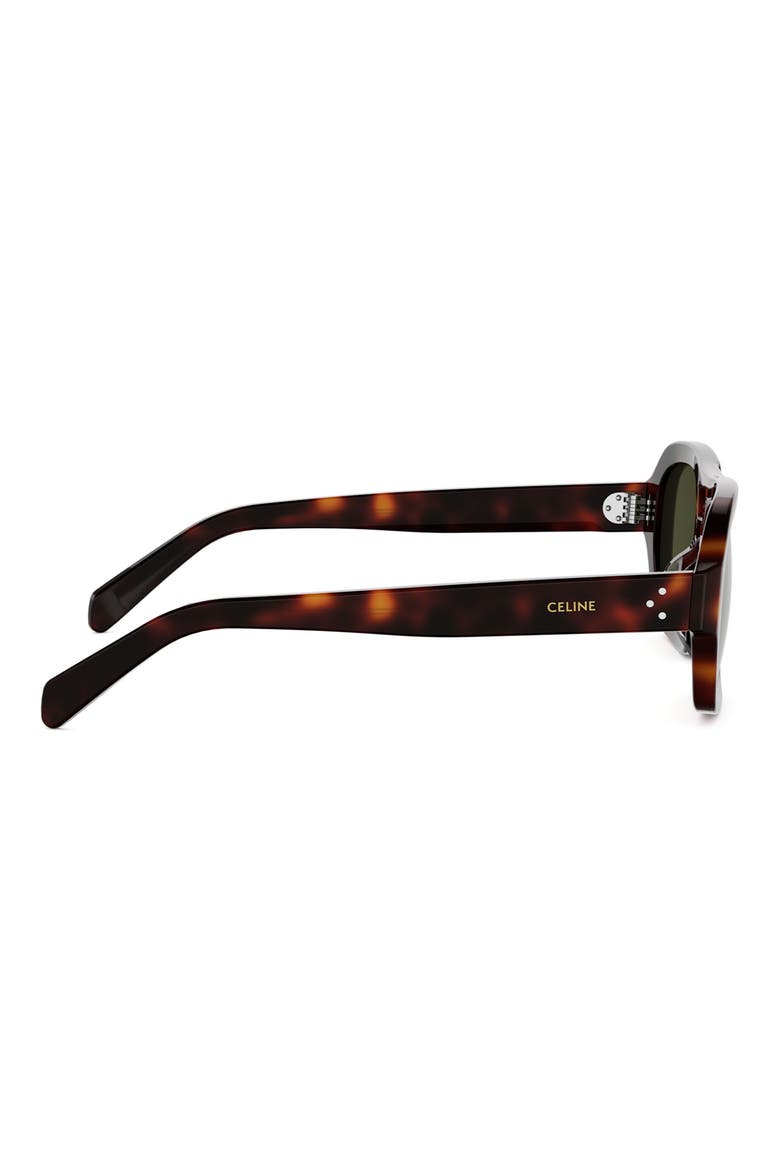 3 Dots 53mm Pilot Sunglasses, Alternate, color, IVY/GRN