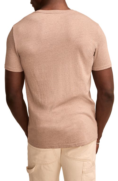 Lucky Brand Modelo Flowers Cotton Graphic T-shirt In Walnut