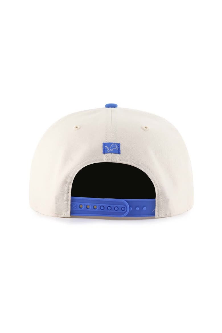 Men's '47  Natural Detroit Lions Payson Captain Adjustable Hat, Alternate, color, Natural