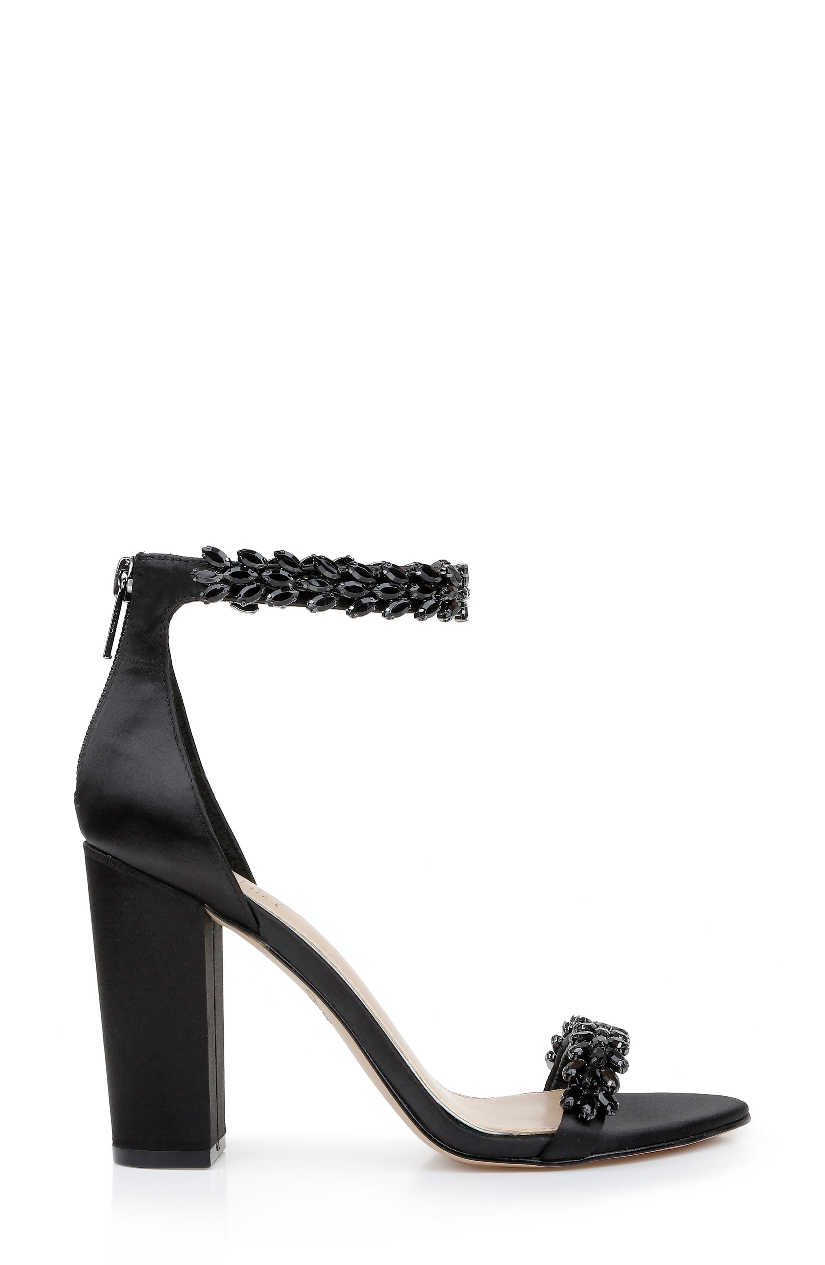 Jewel Badgley Mischka Jewel by Badgley Mischka Mayra Embellished Ankle Strap Sandal, Alternate, color, 