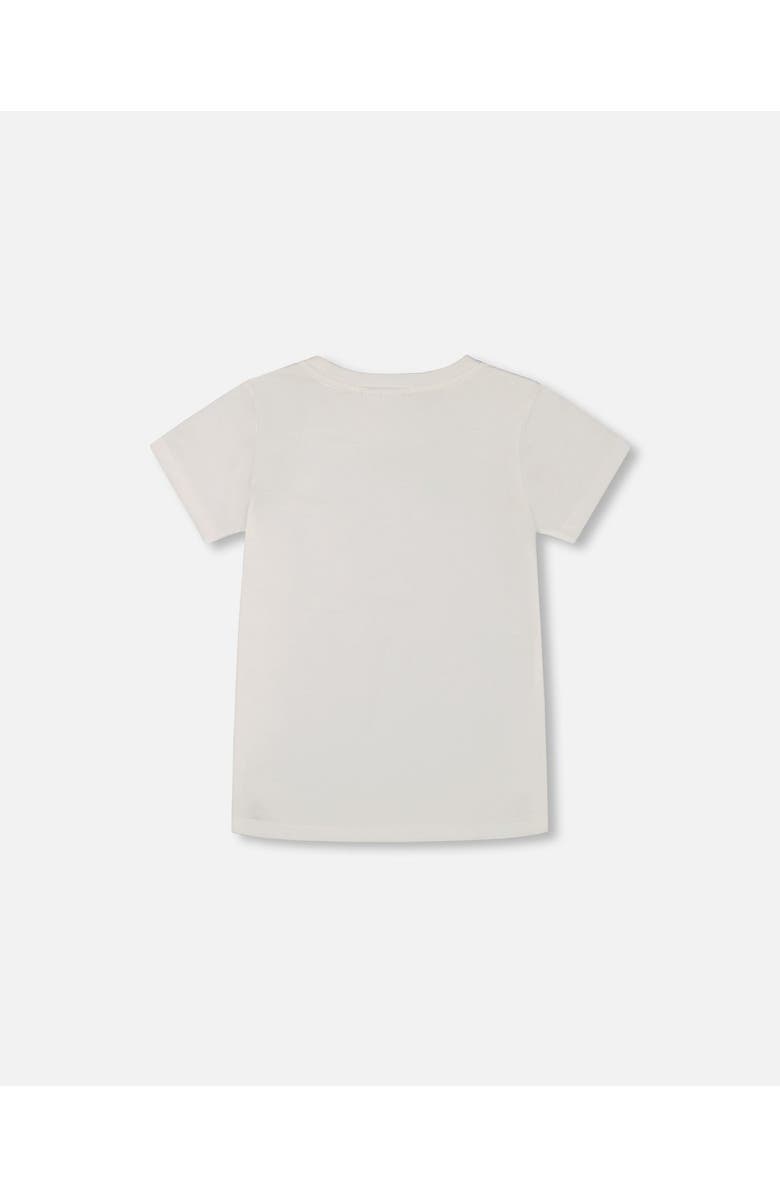 Deux par Deux Little Boy's Short Sleeve Tee With Pocket White, Alternate, color,