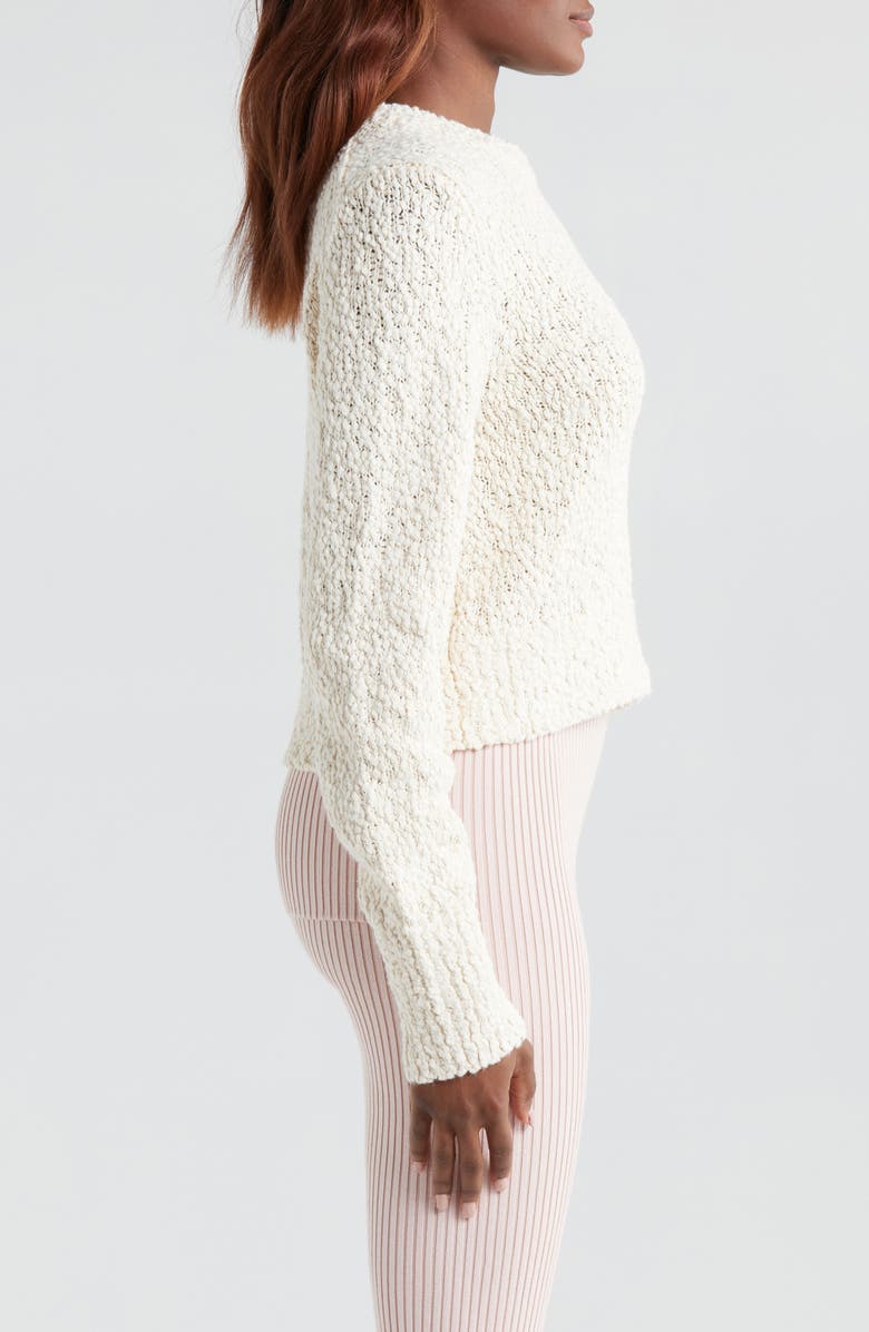 Lunya Textured Cotton Shrunken Lounge Top, Alternate, color, 