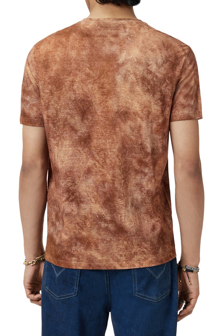 Campana Regular Fit Linen T-Shirt, Alternate, color, CAMEL
