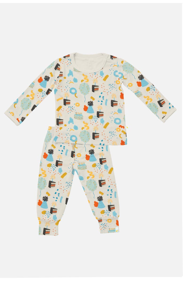 Clover Baby & Kids Long Sleeve Pajama Set - Birthday, Alternate, color, 