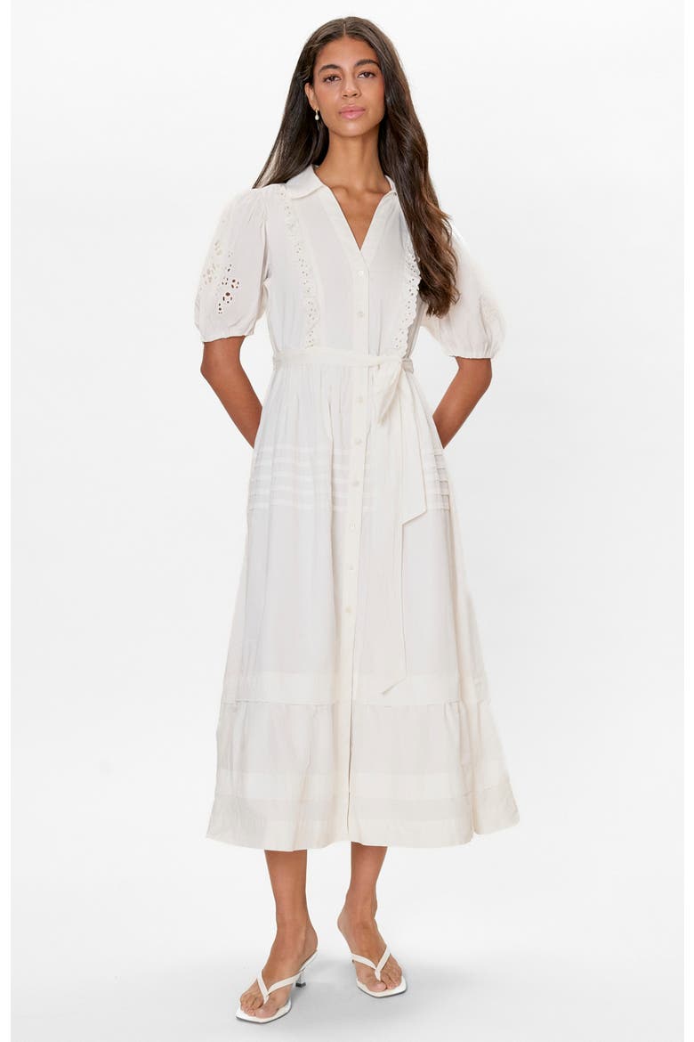Lorelai Shirt Dress, Main, color, Ivory