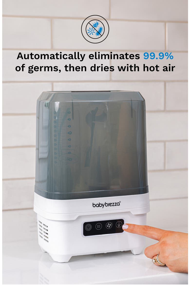 One Step™ Baby Bottle Sterilizer & Dryer, Alternate, color, WHITE