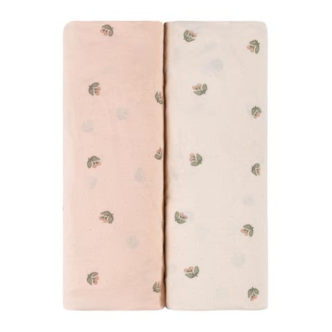 Baby Changing Pad Cover - Cradle Sheet 2 Pack