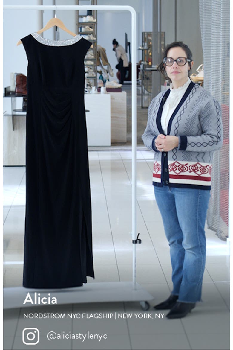 Embellished Neck Gown video