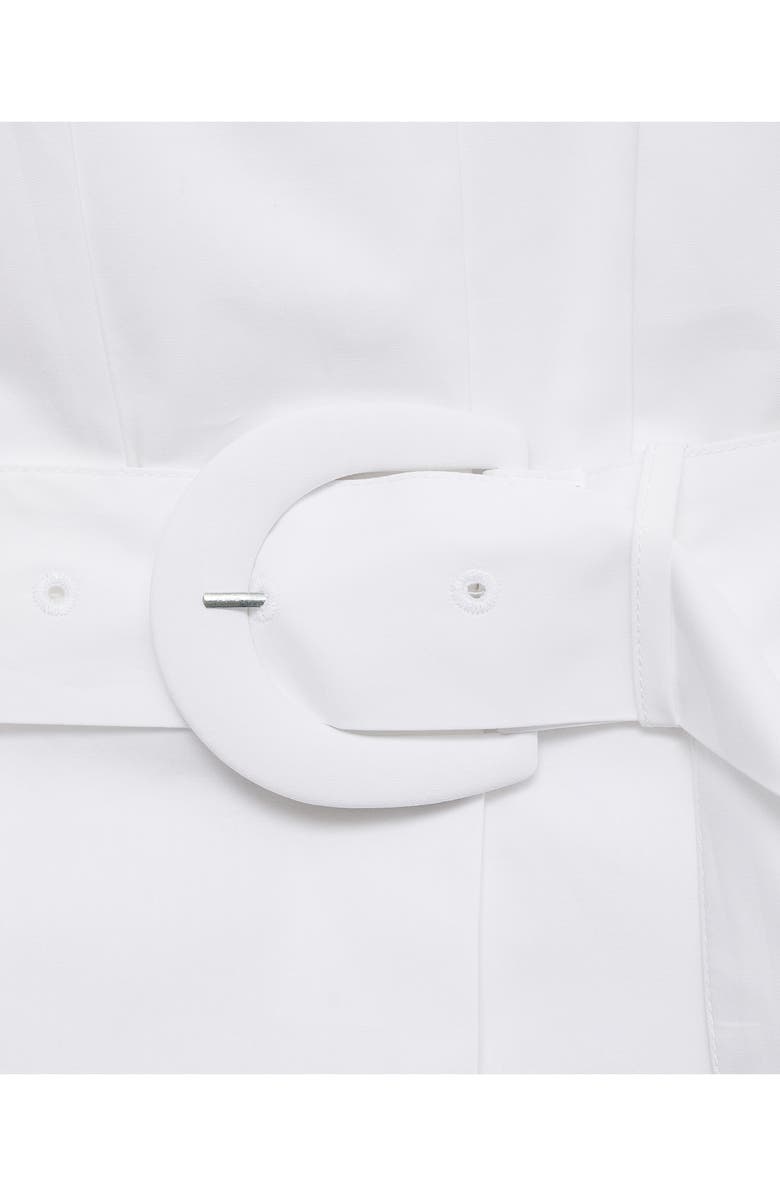 MANGO Belted Pleated Sleeveless Top, Alternate, color, 