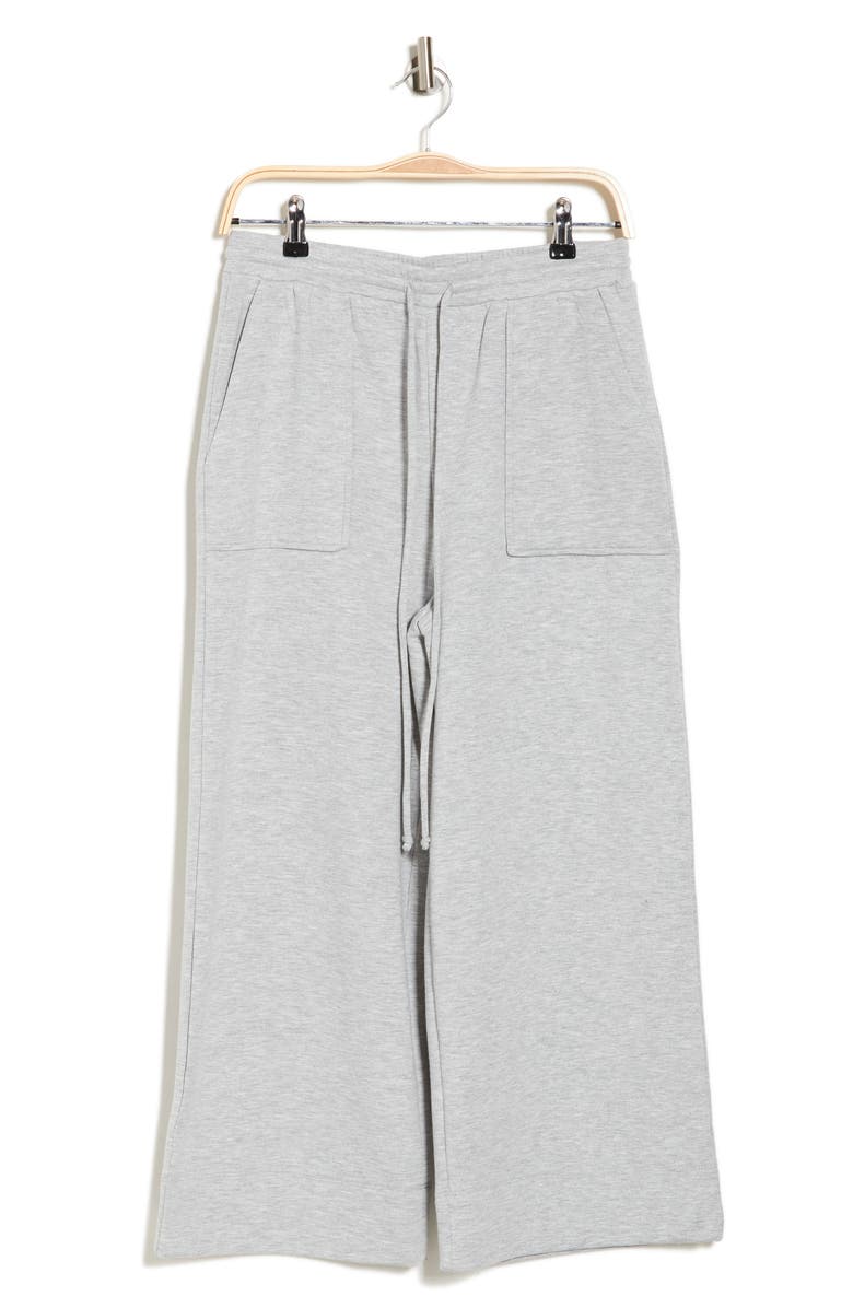 Bobeau Fleece Crop Drawstring Pants, Alternate, color, 