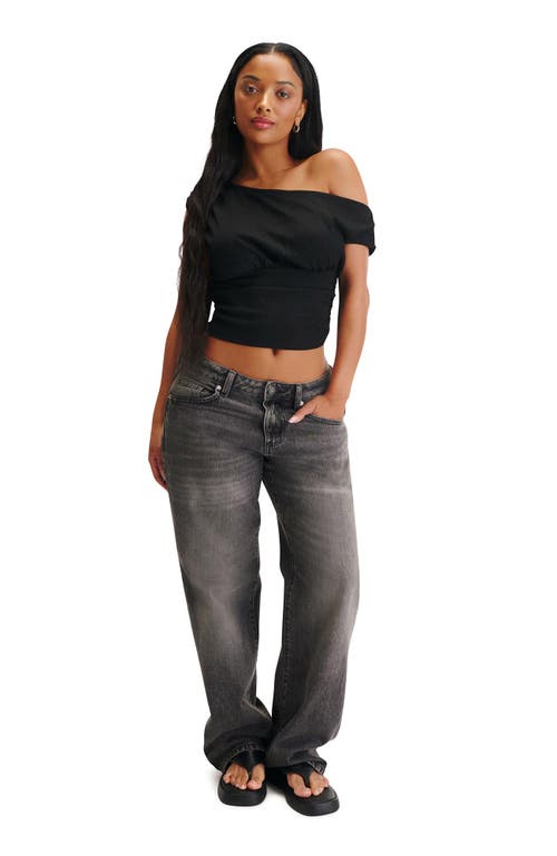 Cotton On Curvy Low Rise Straight Jean In Gray