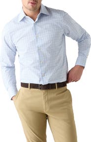 Robert Talbott Madison Check Light Weight Poplin Shirt in Contemporary fit