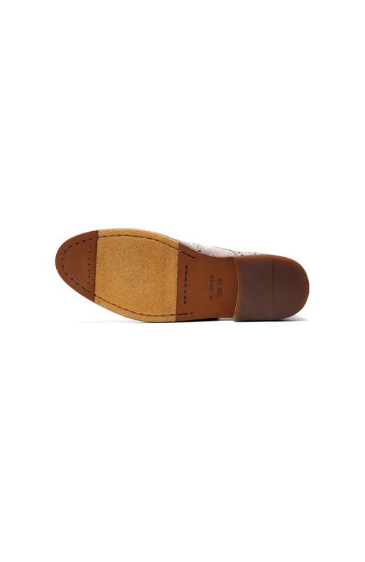 A. Veer Cambridge Wingtip Lace-up, Alternate, color, Taupe Suede