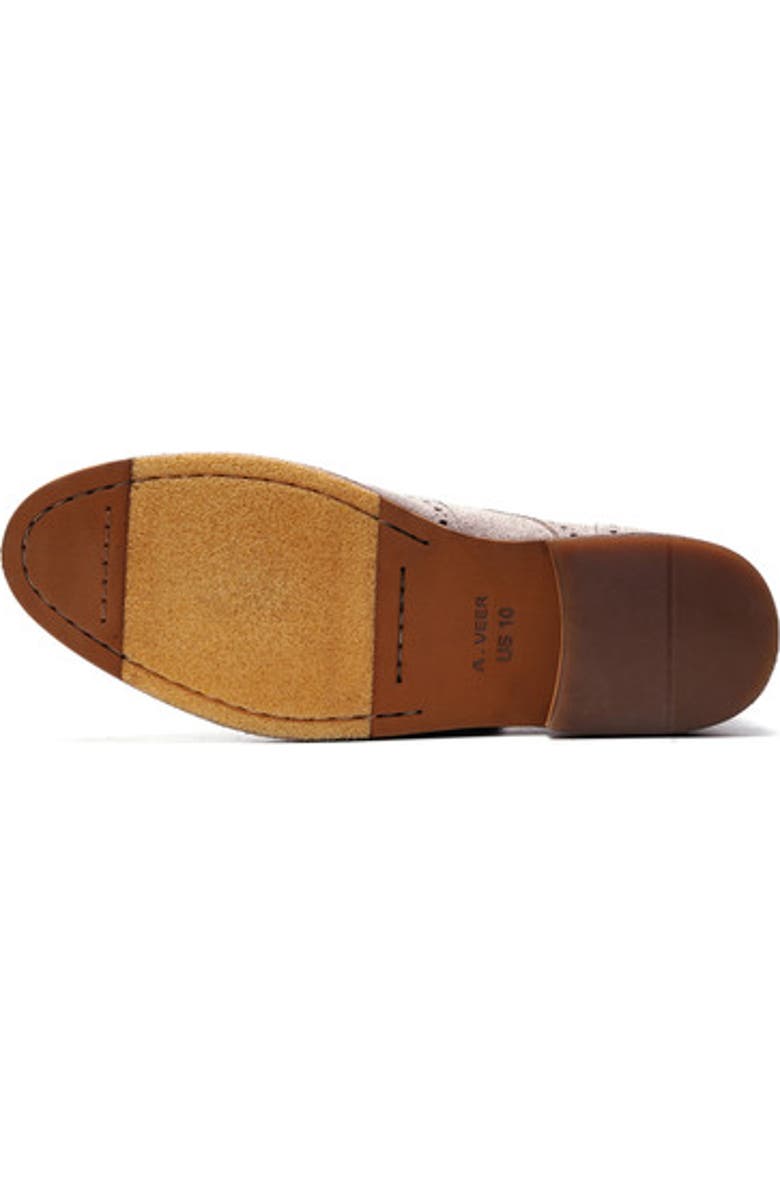 A. Veer Cambridge Wingtip Lace-up, Alternate, color, Taupe Suede