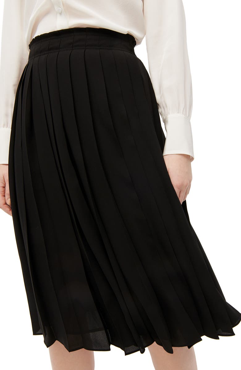 J.Crew Pleated Midi Skirt, Alternate, color, 