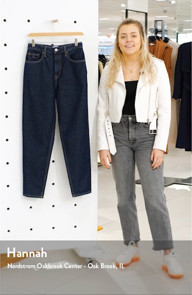 High Waist Recycled Denim Jeans, sales video thumbnail