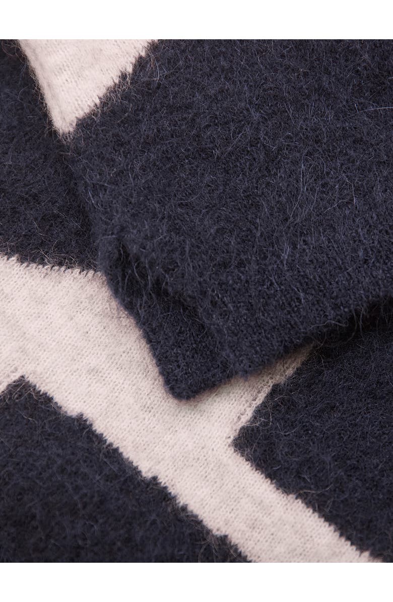 Celtic & Co. Abstract Geo Sweater, Alternate, color, Navy / Oatmeal