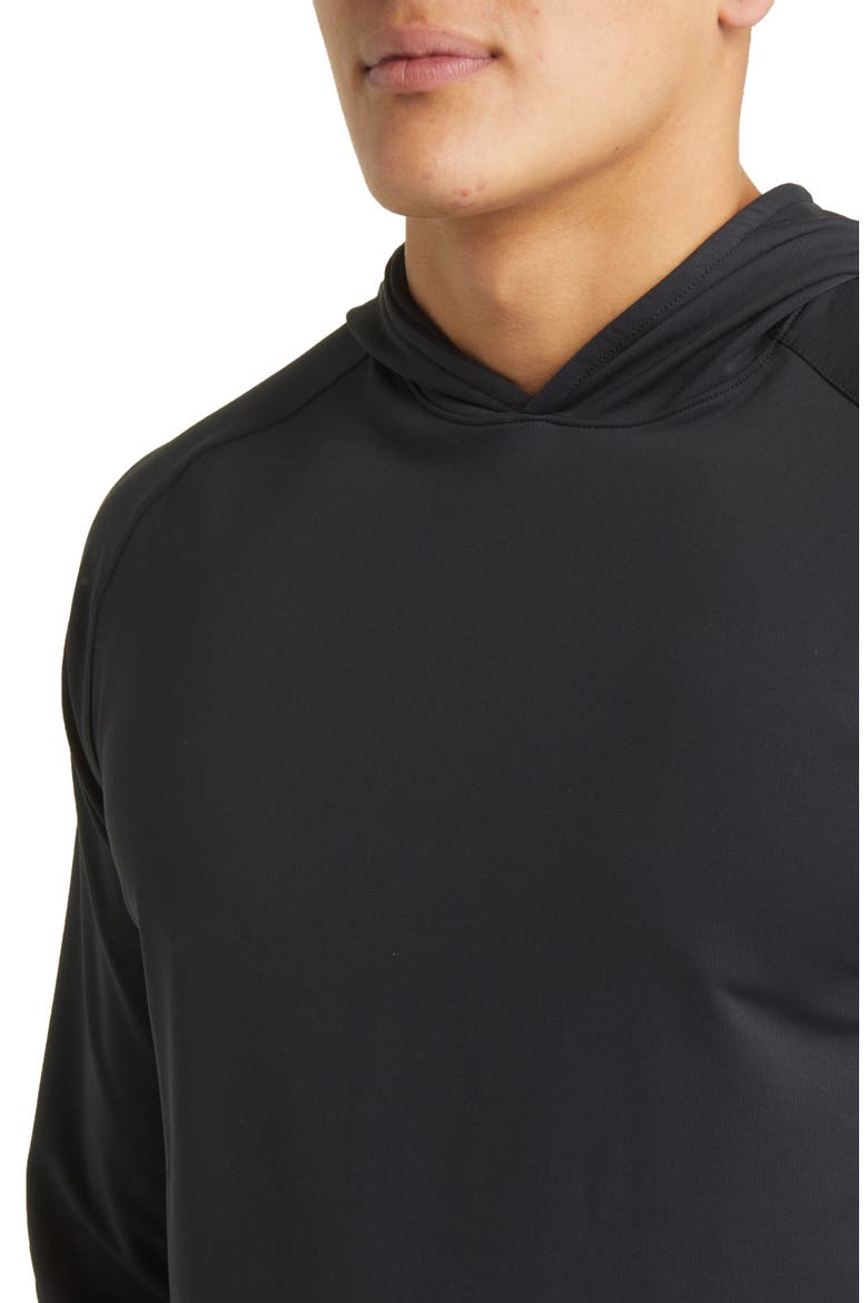Pine Performance Hoodie, Alternate, color, BLACK