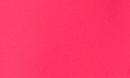 Cece Ruffle Detail Short Sleeve Georgette Button-up Shirt In Red