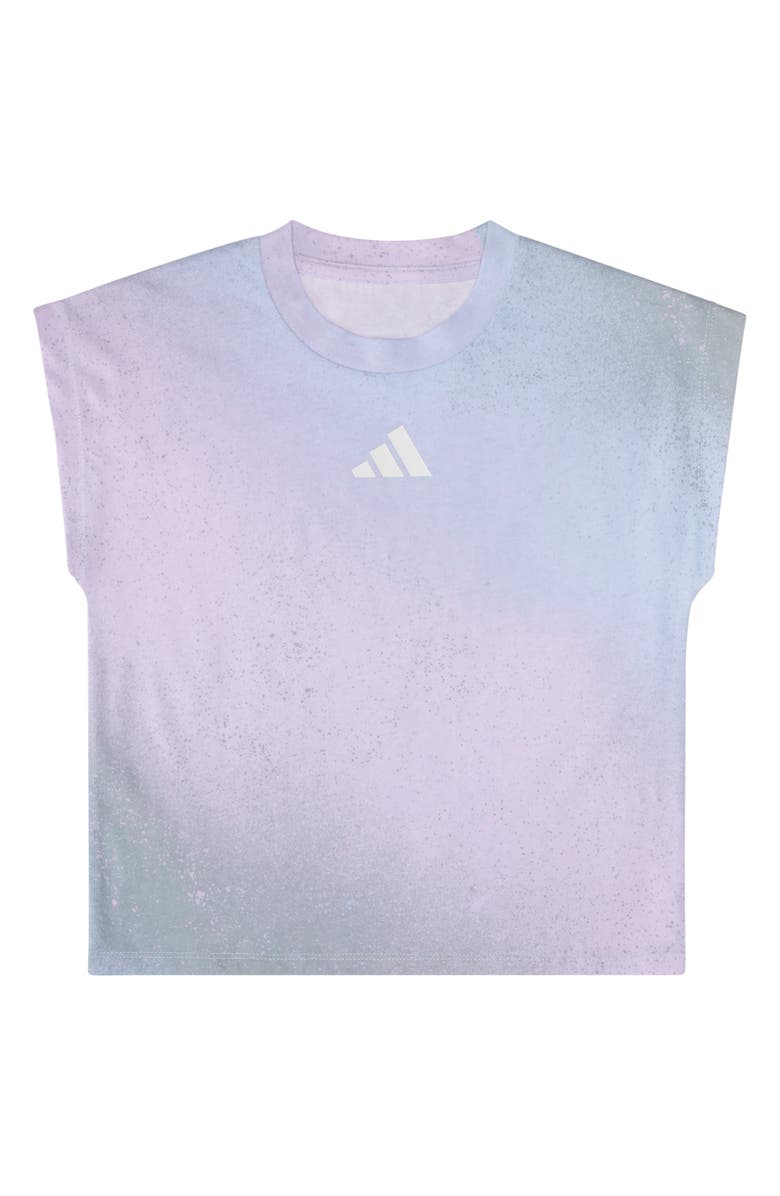 adidas Ombré Top & Skort Set, Alternate, color, Crystal Sky