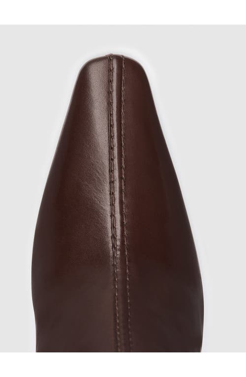 Reformation Tatyana Ankle Boot In Brown