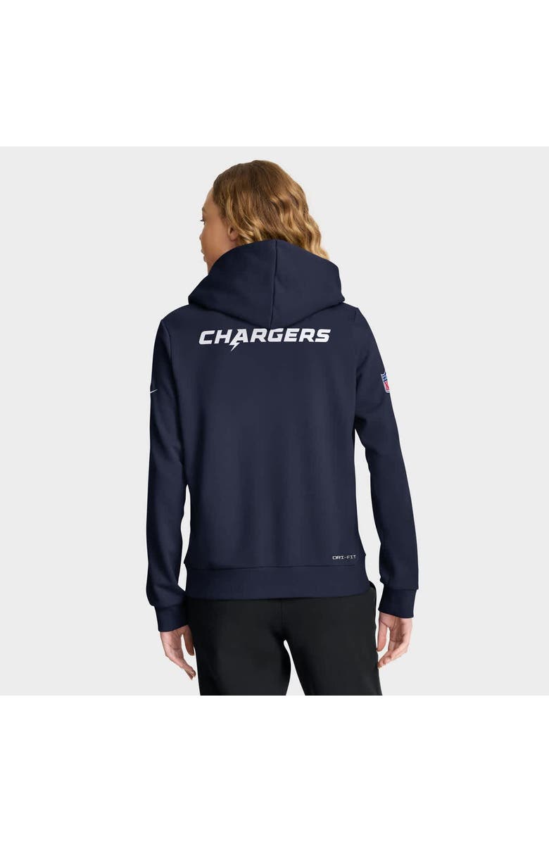 Nike Women's Nike Navy Los Angeles Chargers  Sideline Standard Issue Dri-FIT Hoodie, Alternate, color, Navy