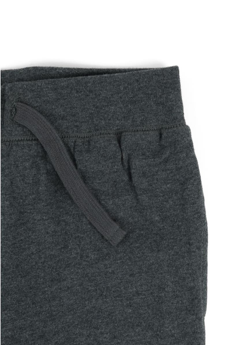 Leveret Kids 100% Cotton Lightweight Jogger Pants, Alternate, color, Dark Gray