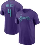 Nike Men's Nike Ketel Marte Purple Arizona Diamondbacks City Connect Name & Number T-Shirt